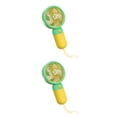 thumbnail image 1 of Ventilador portátil de mano Toystoory recargable ajustable viaje trabajo oficina Flor/Amarillo 2Conjunto, 1 of 6
