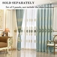 thumbnail image 4 of Cortinas VOGOL personalizadas simples de chenilla jacquard opacas, 4 of 7