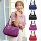 thumbnail image 1 of Bolsa bandolera de nylon vintage - Bolso multicompartimento de gran capacidad con correa extraíble para mujeres, 1 of 2