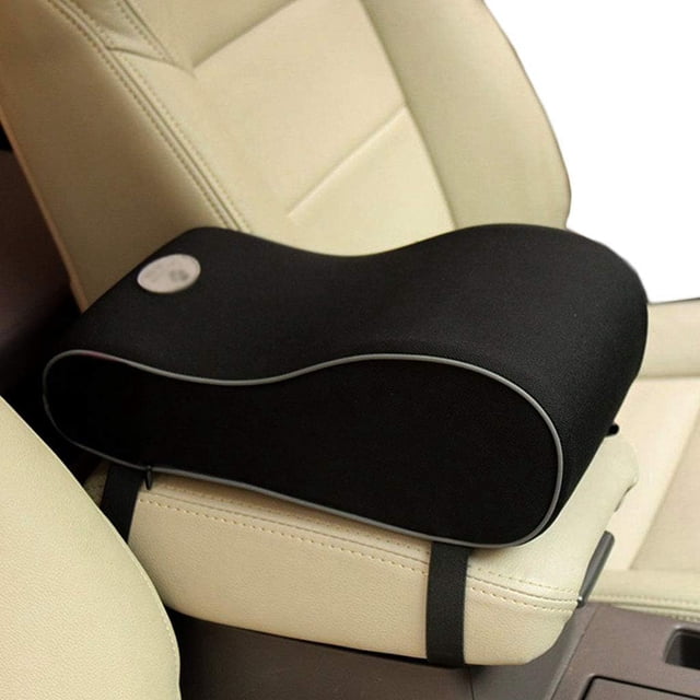 Pluma para asiento de coche, Jormftte, Espuma, 30 x 17 x 10 cm, Negro
