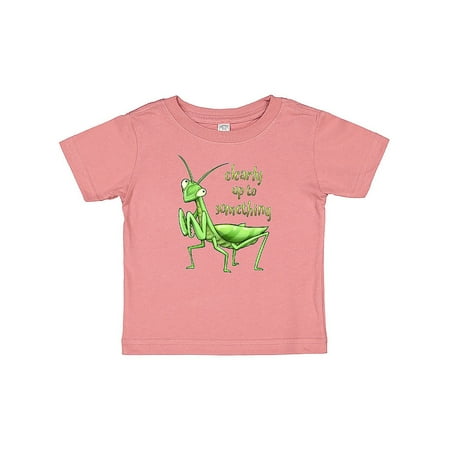 

Inktastic Praying Mantis- Clearly up to Something Gift Baby Boy or Baby Girl T-Shirt