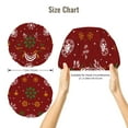 thumbnail image 5 of Pofeuu Merry Christmas Print Silk Bonnet for Sleeping, Satin Hair Bonnets, Soft Elastic Band Silk Sleep Cap, Hair Wrap, 5 of 6