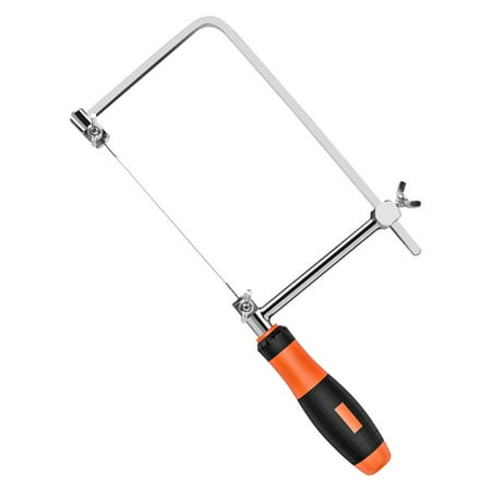 Adjustable Frame Sawbow With 5pcs Blades U shape Coping Jig Saw For Woodworking Craft Jewelry Diy Hand Tools