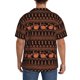 thumbnail image 3 of Balery Vintage Pumpkin Pattern Camisa Casual de Manga Corta con Botones para Hombre, Texturizada, Estilo Cubano, para Playa, Verano-Large, 3 of 5