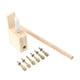 thumbnail image 3 of Kit de reparación de clavijas de puente de guitarra, mejora el volumen y el tono, reparación musical compacta Tipo de perno de cobre, 3 of 9
