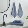 thumbnail image 4 of Gogreen Ensembles de Serviettes de Bain 100 % Coton de 4 Pcs, 4 Serviettes de Bain, Serviettes Hautement Absorbantes pour Salle de Bain, Gym, Hôtel (Bleu), 4 of 8