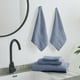 thumbnail image 3 of Gogreen Juego de Toallas de Baño 100% Algodón de 6 Piezas, 2 Toallas de Baño, 2 Toallas de Mano y 2 Toallitas, Toallas Muy Absorbentes para Baño, Gimnasio, Hotel (Azul), 3 of 7
