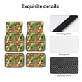 thumbnail image 4 of Naloa Fruits Vegetables And Berries Car Foot Mat Set of 4 Pieces - Universal Floor Liner Neoprene Full Set Floor Mats for Cars Trucks SUV, 4 of 7