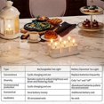 thumbnail image 5 of Rechargeable Flameless Tea Lights Candles with Charging Station 6Pcs Battery Tea Lights Candles with Remote & Timer, 5 of 5
