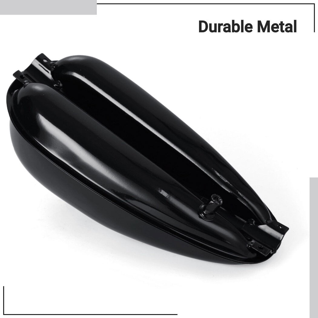 Motorized Bike Fuel Tank 4L 1 Gal Replacement Gas Fuel Petrol Tank for 49CC 66CC 80CC Motorized Bicycles Easy to Install Include Tank Cap Switch Valve Black Walmart