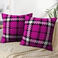 thumbnail image 3 of LALILO Throw Pillow Covers Lumberjack Trendy Hipster Tartan And Cushion Cover 18" x 18", 2662 Pack, 3 of 6