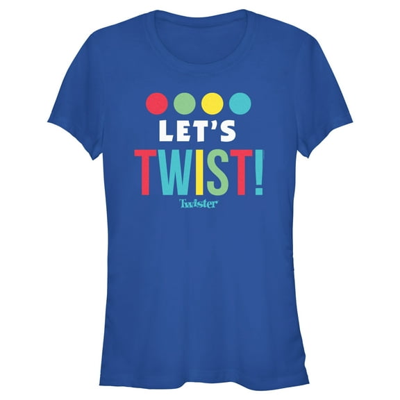Junior's Twister Let's Twist!  Graphic T-Shirt