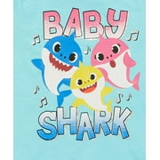 Pinkfong Baby Shark Toddler Girls 3 Pack Graphic T-Shirts Pink / Yellow/ Blue 2T