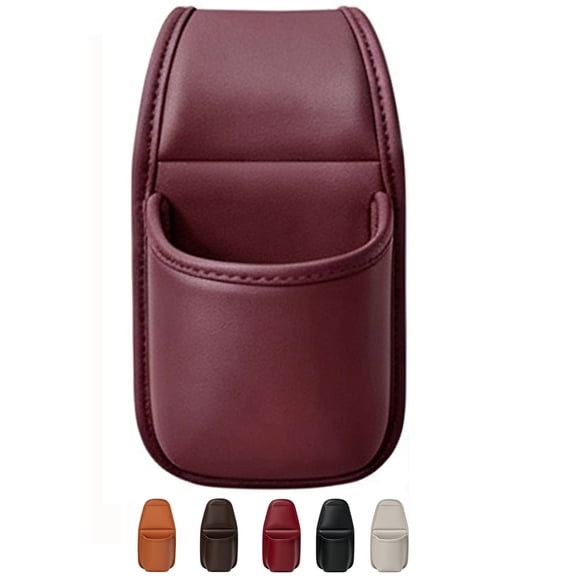 Leather Car Door Cup Holder,Clip on Extra Large Drink Organizer
