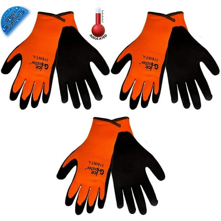

Ice Gripster 378INT Hi-Vis Cold Condition Work Gloves (3 Pair) (Small)