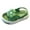 Green, variant on Gubotare Dressy Sandals Girl Comfortable Girls'Sandal Two Strapped Patent Leatherette Glitter Sandals (Black,10)