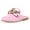 Rose Pink, variant on FSJ Women Classic Closed Round Toe Mules Chains Low Heeled Loafer Slides Comfortable Slip on Casual Walking Flats Size 8 Nude