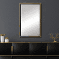 thumbnail image 4 of Frame My Mirror Framed Wall Mirror - Antique Gold 28" x 60" Mirror - Ideal for Bathroom, Wall Decor, Bedroom and Livingroom - Moisture Resistant with Safety Backing - Kendall Design, 4 of 11