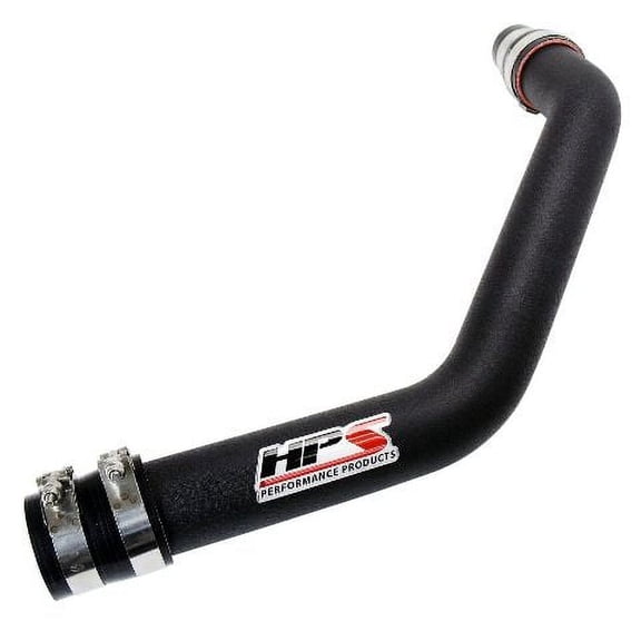 HPS 17-103WB Black 2.5" Upper Intercooler Charge Hot Pipe UICP Fits select: 2008,2011-2015 MITSUBISHI LANCER EVOLUTION GSR