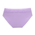 thumbnail image 2 of Panties for Women Cotton Lace Fashion Soft Bikini Comfortable Hipster Stretch Full Briefs No Show Underwear for Women 1 PC, 2 of 3