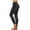 Black high waisted yoga leggings a1, variant on Women High Waisted Slim Fit Leggings Stretch Solid Casual Active Yoga Pants Workout Long Lounge Trousers, Blue 2XL