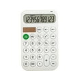 thumbnail image 6 of Desktop Calculator Solar Powered Battery Operated 12 Digits Round Buttons Large LCD Display Finance Student Calculator Office Supplies, 6 of 8