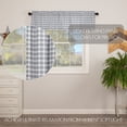 thumbnail image 3 of VHC Brands Sawyer Mill Blue Plaid Valance 16x60, 3 of 7