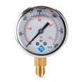 thumbnail image 1 of Indicador de vacío para general, dual, 1/4 "BSP, parte inferior, indicador de 2", TAMAÑO 3000psi Yotijar Manómetro de vacío, 1 of 8