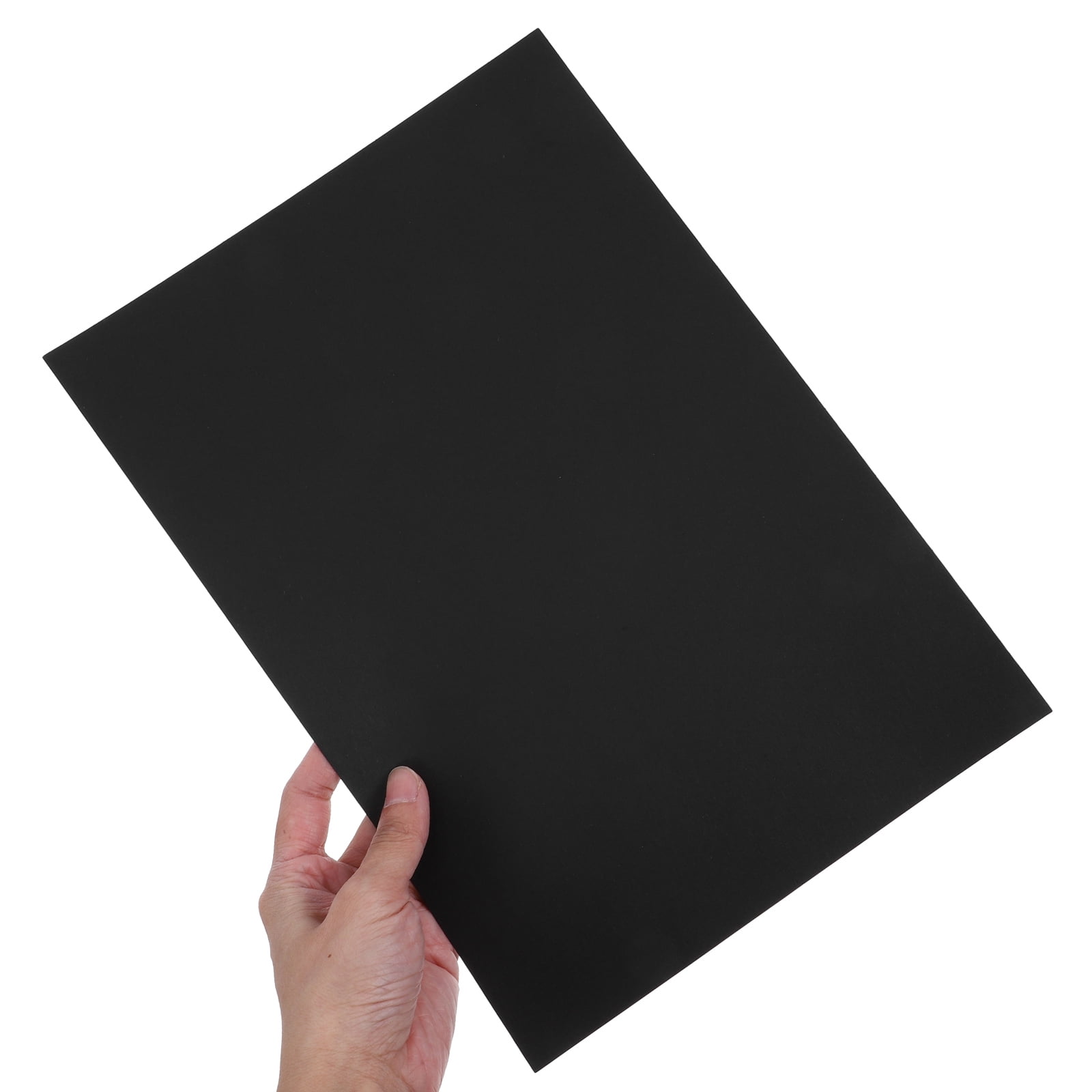 WHAMVOX 50pcs Black Cardstock A4 For Diy Projects Thick Construction Paper For Scrapbooking Card Making And Halloween Crafts