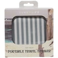 thumbnail image 2 of Sunnylife: Portable Travel Speaker - The Vacay Olive Stripe - Mini Size 3.5 x 1.7 5 x 3.5", Micro USB, 1-2hr Play Time, Bluetooth, Wireless Connection, 2 of 7