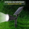 thumbnail image 4 of Outdoor Solar Powered Lawn Light 4LED Garden Yard Pathway Spotlight Lamp (White, 2W) Cccanaooolceie, 4 of 8