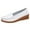 White, variant on Sngxgn Women's Ballet Flats Comfortble Flat Shoes for Office Work Casual Dress Shoes(White,37)