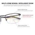 thumbnail image 5 of TRARIND Progressive Multifocus Reading Glasses Blue Light Blocking Sunglasses, Fashion Rectangular Readers for Women Men Lightweight & Comfortable Anti Glare +1.00~4.00, 5 of 8