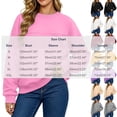 thumbnail image 2 of Horkkom Sweatshirt for Women Casual Loose Pullover Tops Oversized Crew Neck Soft Fall Sweatshirt with Pocket L, 2 of 5