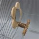thumbnail image 3 of Espejo de madera para pájaros con perca, soporte para loros, mascota de Zulema Espejo de pájaro con percha, 3 of 8