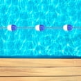 thumbnail image 4 of Cuerda para piscina de 16,4 pies con flotadores, divisor de seguridad para piscina, línea flotante para piscina con ganchos, línea de boya flotante para piscinas, aguas termales oso de fresa Electrónica, 4 of 5