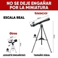 thumbnail image 3 of Telescopio Astronómico Profesional Tasco Spacestation Refractor 70mm 800mm 600x aumentos, 3 of 15