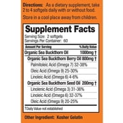 SeabuckWonder Pure Himalayan w/ Oil Blend & Complete Omega-7, 120ct, 2-Pack