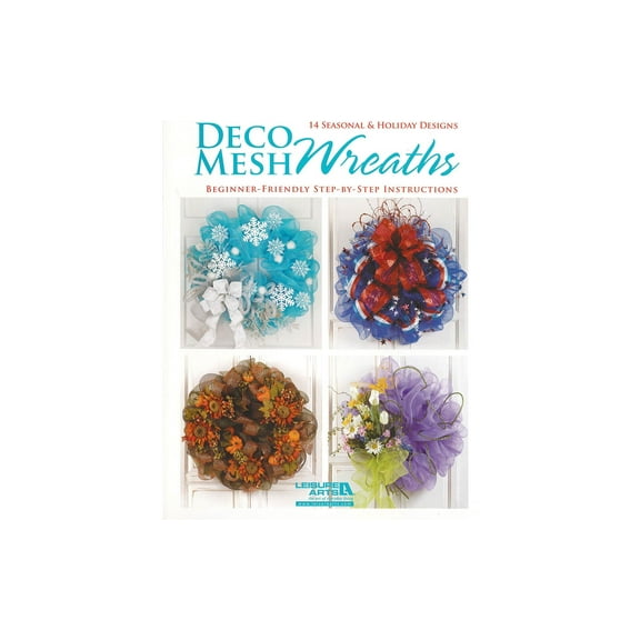 Leisure Arts Deco Mesh Wreaths Crafting Book, Craft Books For Adults, Craft Magazine, Books, Magazines, Paper Crafts For Kids, Guide, Diy Crafts