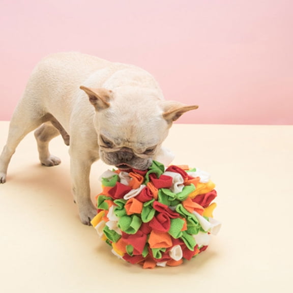 WINOMO Doggy Disc Ball for Small Dogs Dog Sniff Ball Toy TPR Green Mental and Physical Exercise 1Set