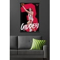 thumbnail image 5 of NBA Chicago Bulls - Josh Giddey 25 Wall Poster with Magnetic Frame, 22.375" x 34", 5 of 5