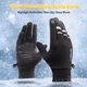 thumbnail image 4 of Guantes de equitación al aire libre Hombres Mujeres Invierno Cálido Guantes deportivos Pantalla táctil, 4 of 8