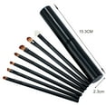 thumbnail image 3 of Makeup Brush Set 7PC - Portable Foundation Eyeshadow Brush Kit, Make Up Brushes & Tools, Small Cosmetic Brush Set, Professional Make Up Brush Set, Beauty Tools for Women, Travel Ready, 3 of 5
