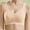 Beige, variant on Bmisegm Women's Summer Comfort Sports Fitness Gathering Traceless Latex Large Back Bra Bra for Women AG XXXL
