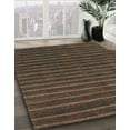 thumbnail image 3 of Ahgly Company Machine Washable Indoor Rectangle Abstract Bakers Brown Area Rugs, 7' x 10', 3 of 7