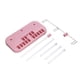 thumbnail image 1 of Accesorio de costura doméstica Soporte de hilo de bordar de triple cono rosa para máquinas de coser, 1 of 8