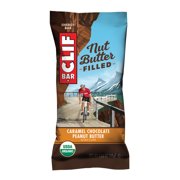 Clif Bar, Nut Butter Filled, Caramel Chocolate Peanut Butter, 12 Energy Bars, 1.76 Oz each