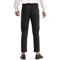 thumbnail image 3 of INSPIRE CHIC Skinny Trouser for Men's Solid Color Flat Front Formal Dress Pants Black 30, 3 of 5