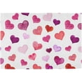 thumbnail image 2 of Valentines Placemats Set of 6 Hearts Valentine''s Day Placemat Table Place Mats for Dining Kitchen Table Easy to Clean Washable 12" x 18", 2 of 7