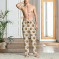 thumbnail image 2 of Rateoe Labrador Retriever Dog Pattern Men’s Ultra-Soft Comfy Pajama Lounge Pants Sleepwear,Comfortable Lounge Wear,lightweight Pajamas, Casual Home Wear-Medium, 2 of 6